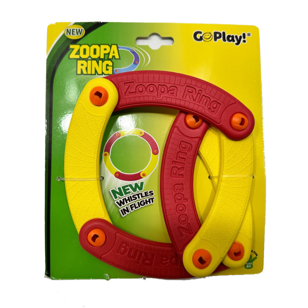 2PK Go Play! Zoopa Ring Foldable Flyer Outdoor Throwing Fun for Kids/Children 6Y+
