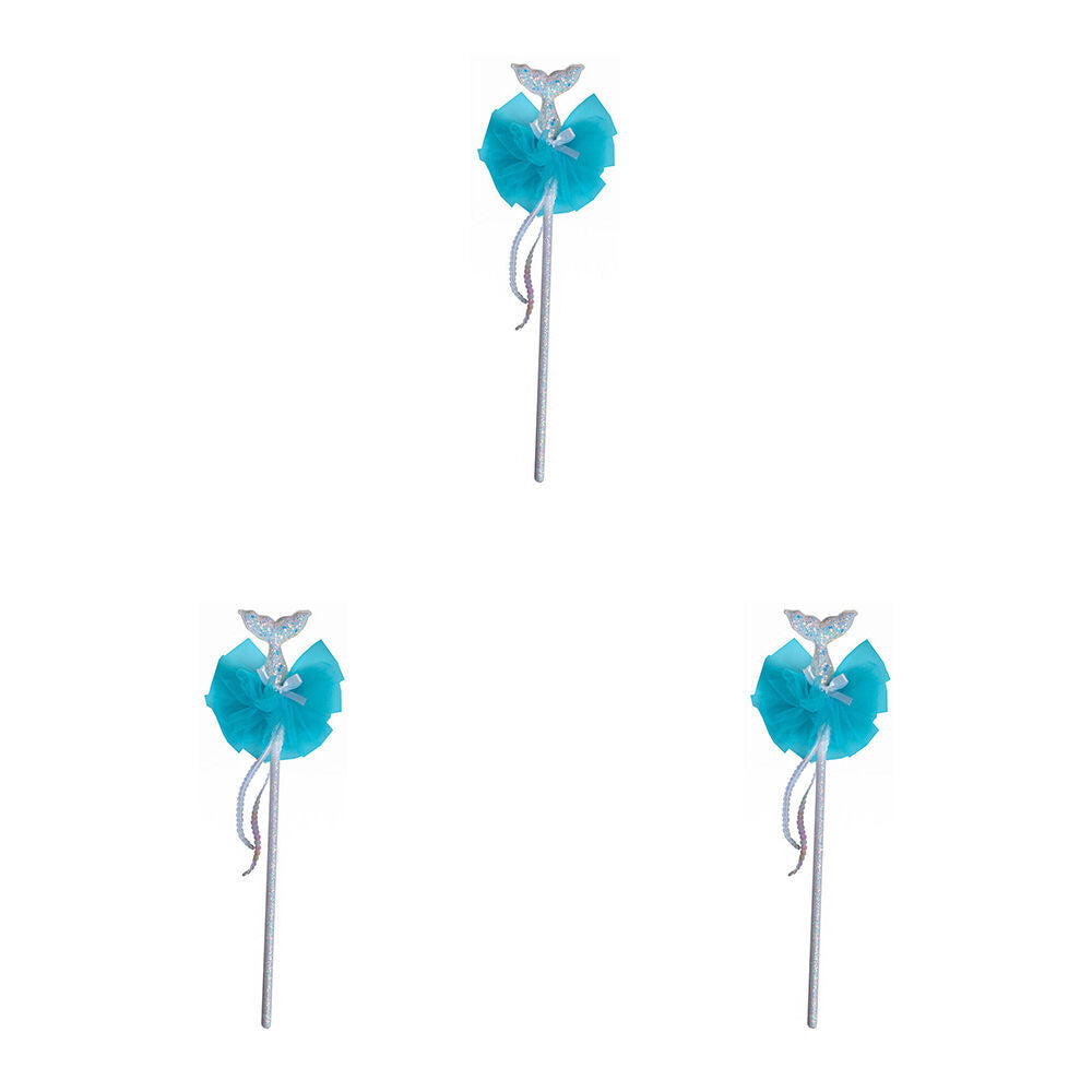 3PK Great Pretenders Mermaid Wands Costume Accessory Assorted 3y+
