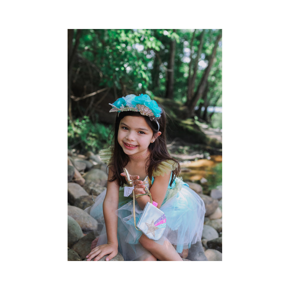 Great Pretenders Size 5-6 Mermalicious Dress w/ Tail Kids 4y+