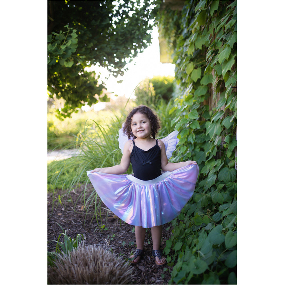 Great Pretenders Size 4-6 Pastel Magical Unicorn Skirt/Wings Kids 3y+