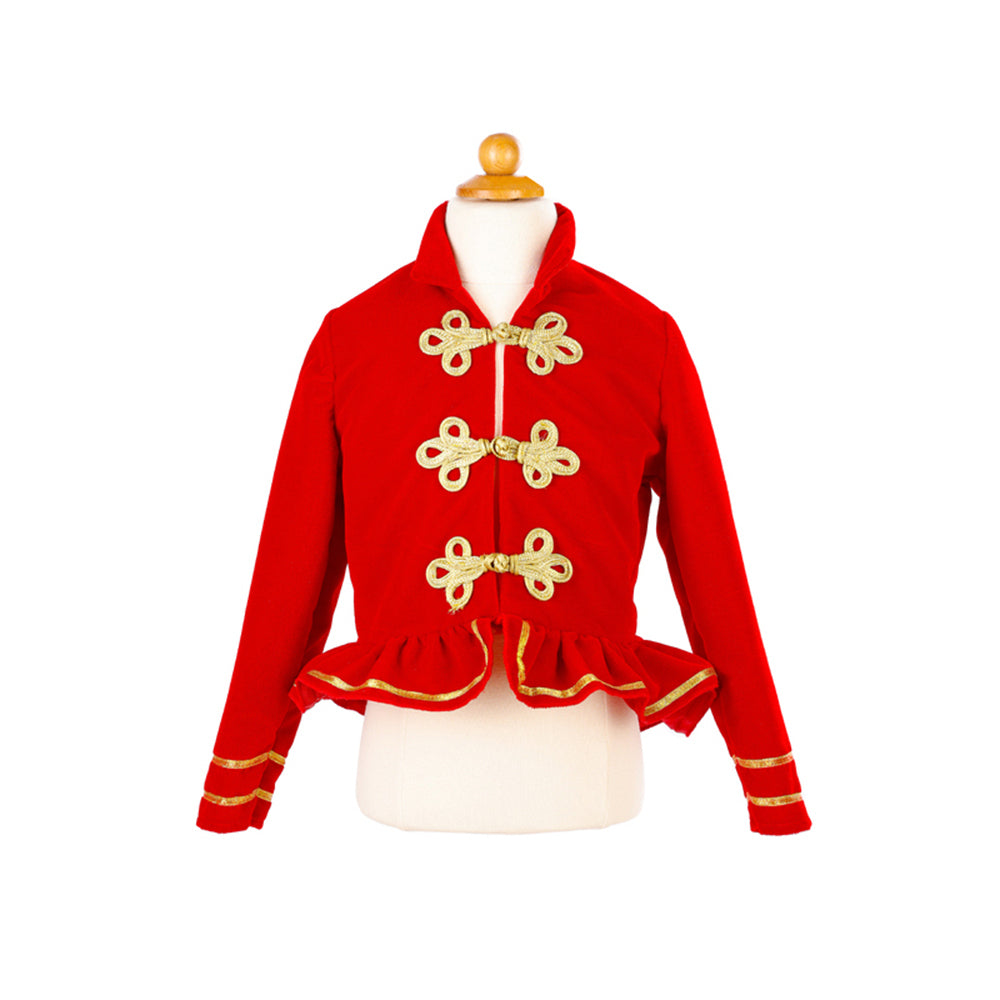Great Pretenders Toy Size 5-6 Soldier Themed Kids Jacket Red 4y+