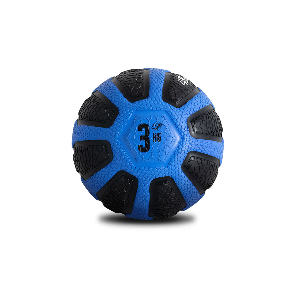 Medicine Ball Home Gym Crossfit Workout Exercise 3kg Black/Blue