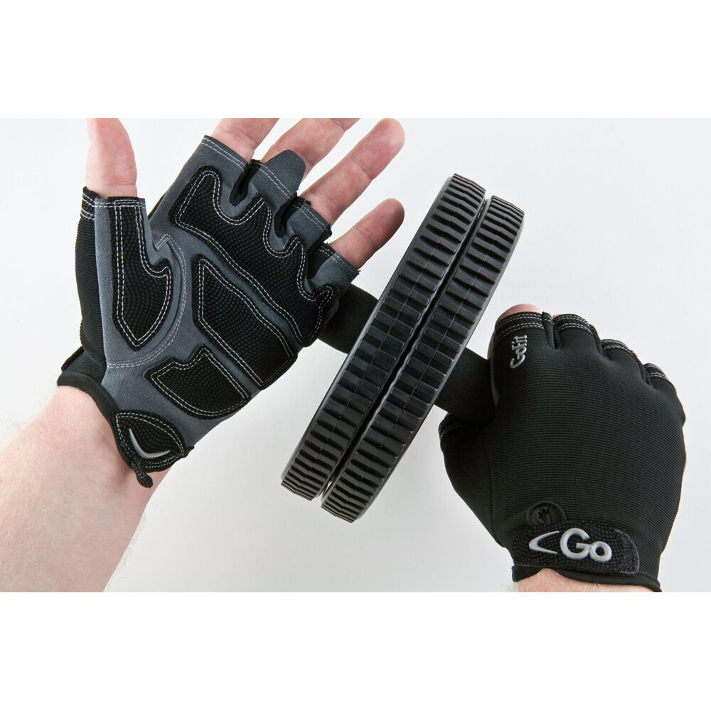2PK GoFit Cross Training Ergonomic Padded Gloves Mittens Pair XL
