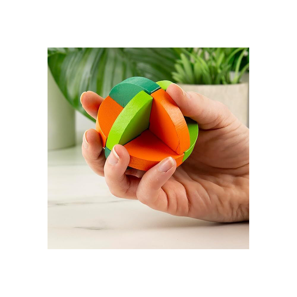 Gift Republic Wooden Chill Out Wellness Puzzles Solving Challenge