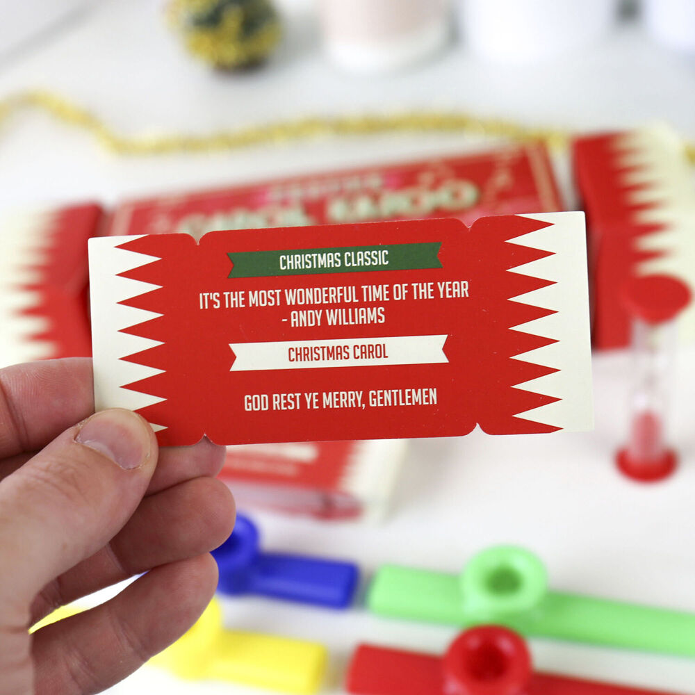 Gift Republic Festive Carol Kazoo Christmas Card Activity Game 6Y+