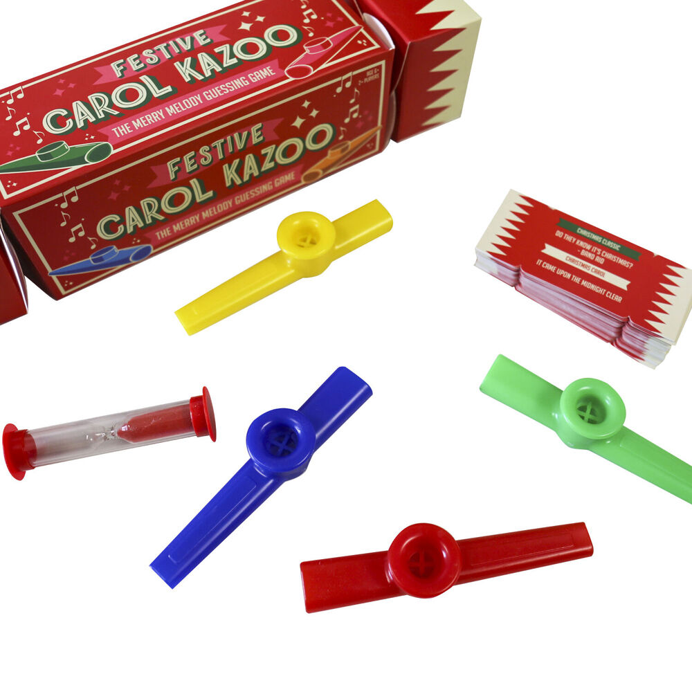 Gift Republic Festive Carol Kazoo Christmas Card Activity Game 6Y+