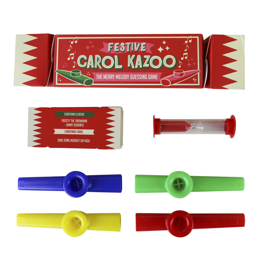Gift Republic Festive Carol Kazoo Christmas Card Activity Game 6Y+