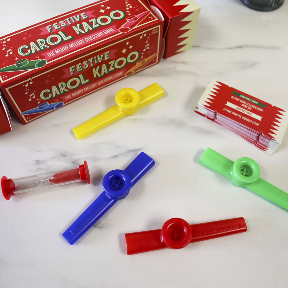 Gift Republic Festive Carol Kazoo Christmas Card Activity Game 6Y+