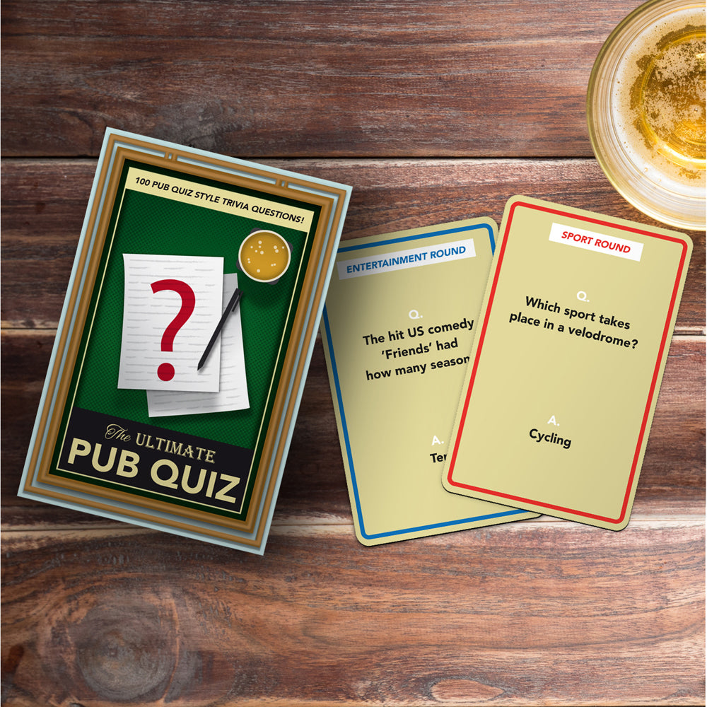 100pc Gift Republic Ultimate Pub Quiz Trivia Cards Set