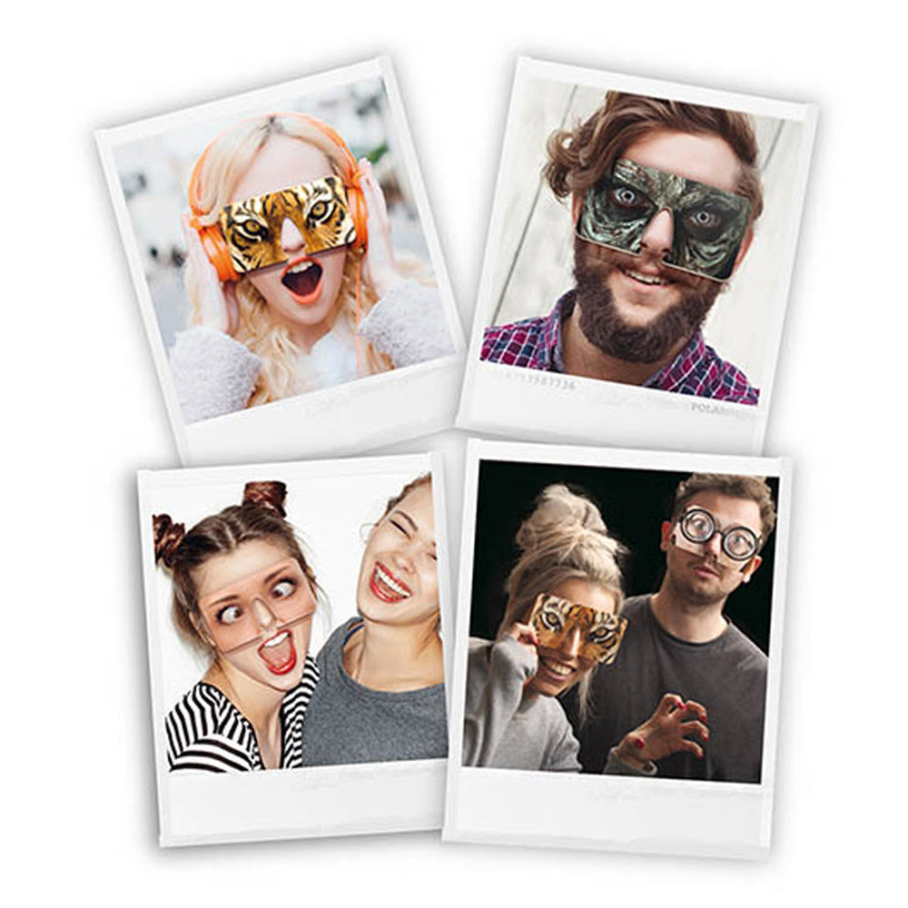 3PK Gift Republic Face Coasters Funny Wearable Party Game
