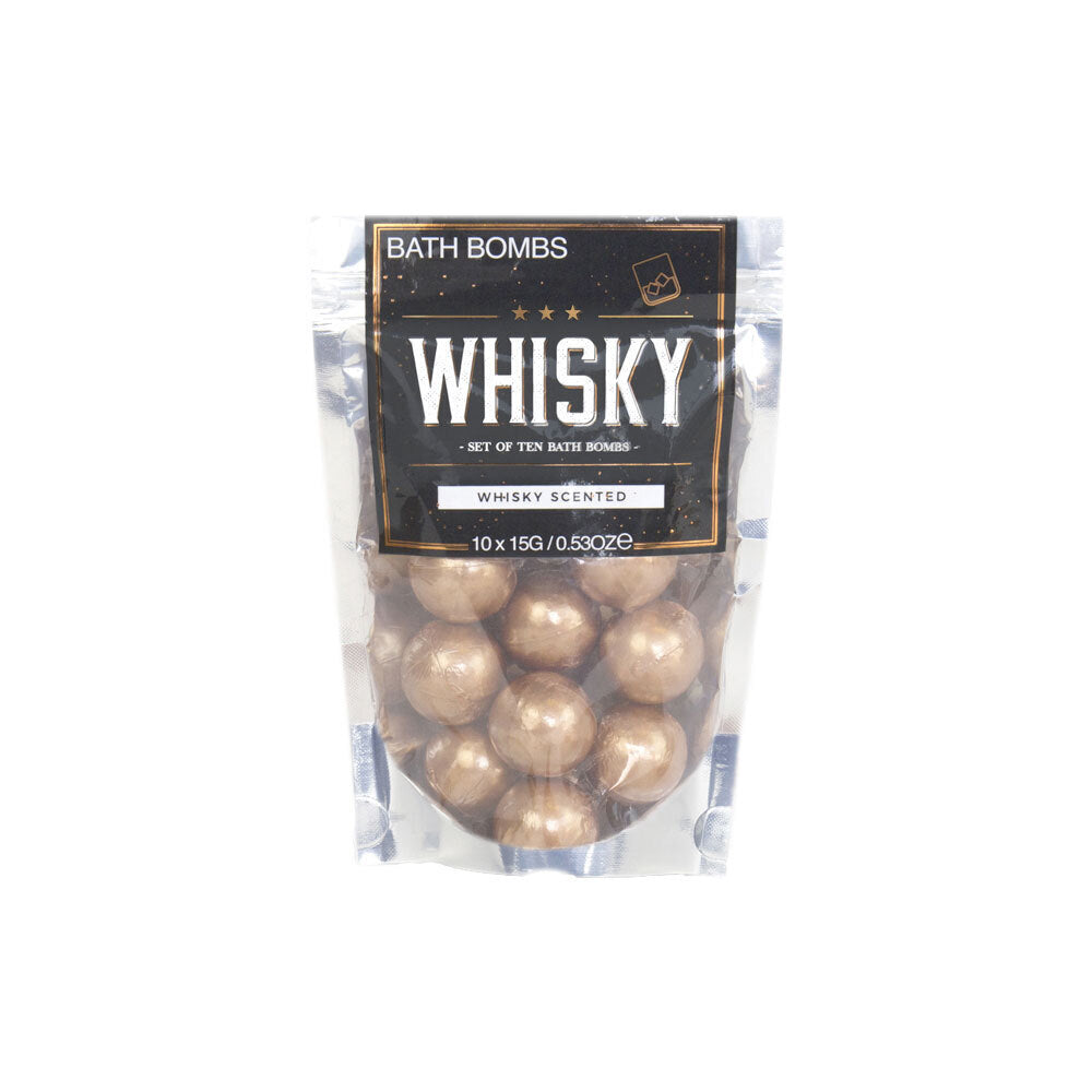 2x 10pc Gift Republic 15g Whiskey Bath Bombs Scented Fizzies