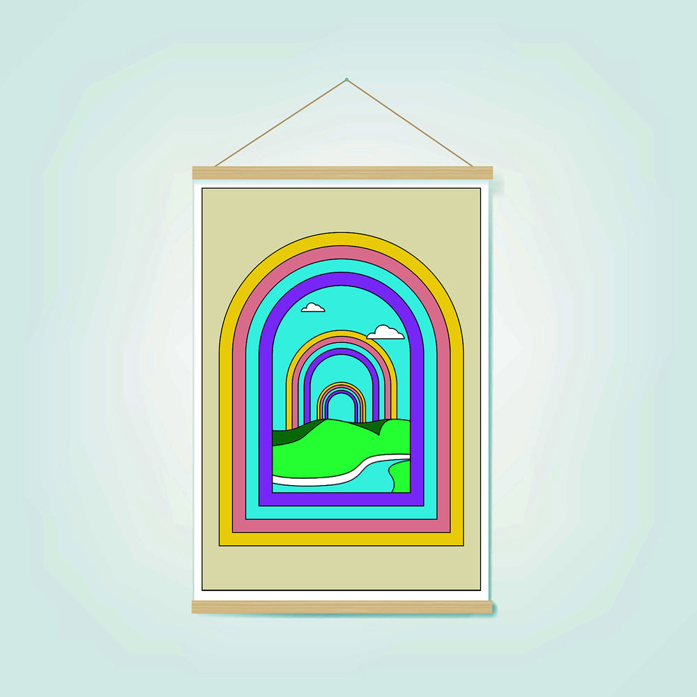 Gift Republic The Mindful Painter Mindfulness Hanging Canvas
