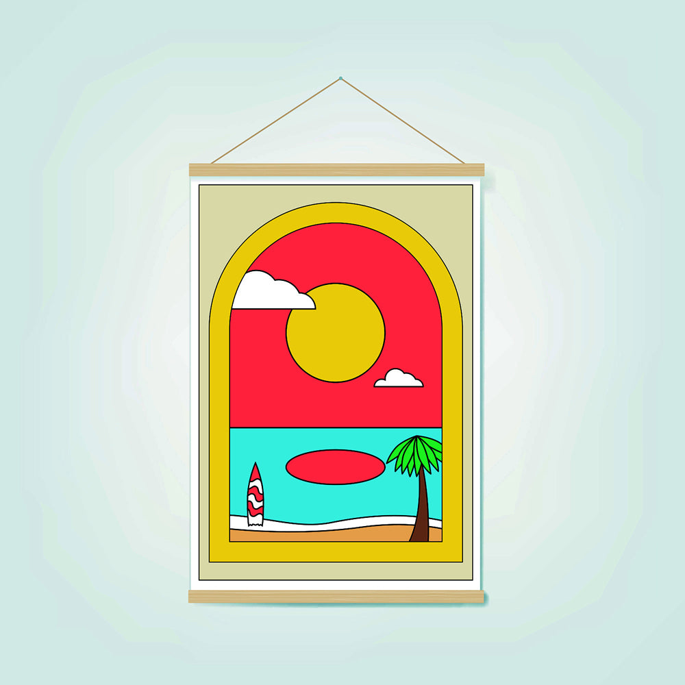Gift Republic The Mindful Painter Stress Relief Hanging Canvas