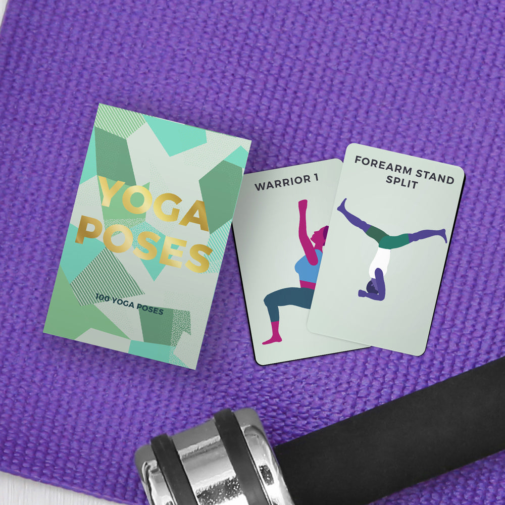 100pc Gift Republic Yoga Poses Position Cards Set Deck