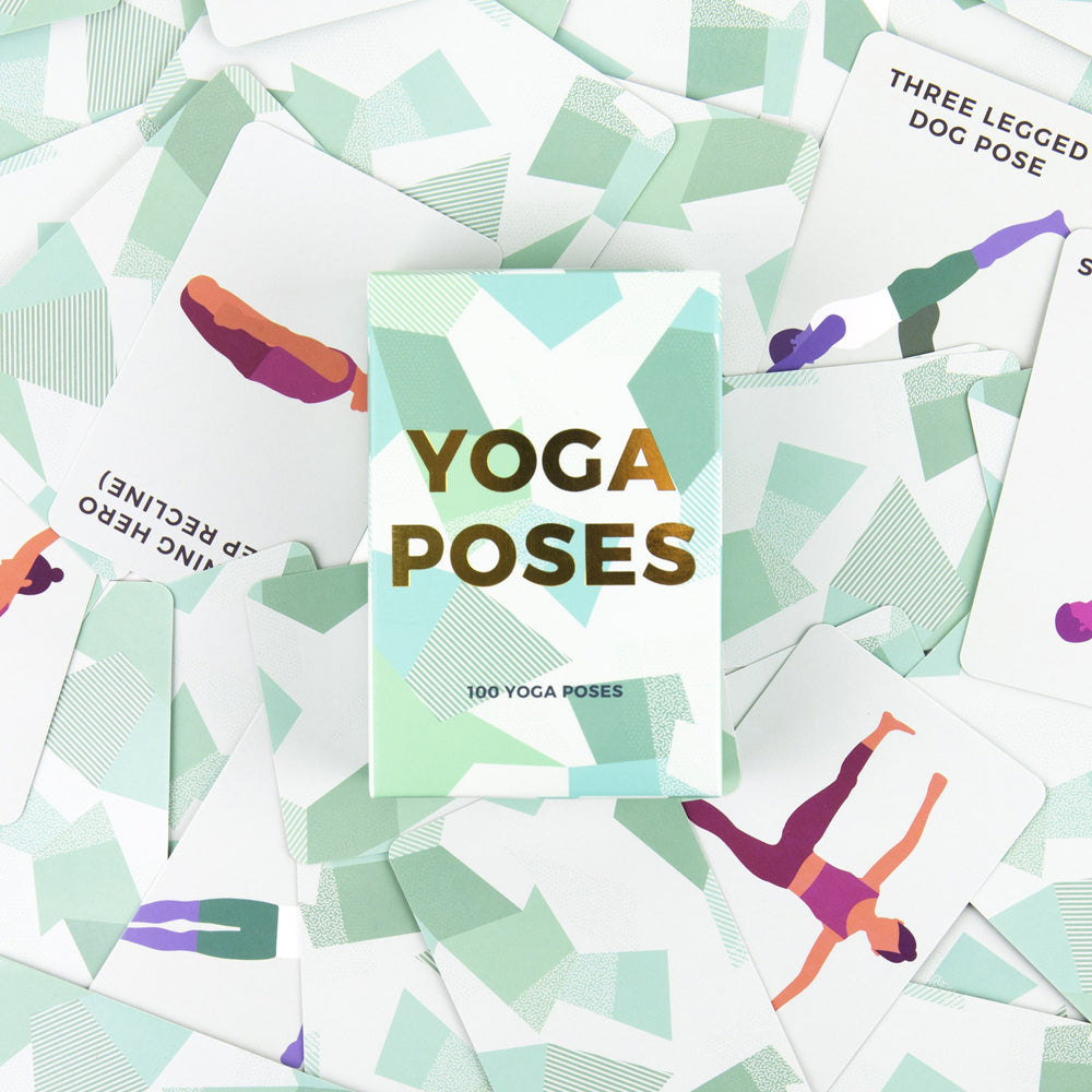 100pc Gift Republic Yoga Poses Position Cards Set Deck