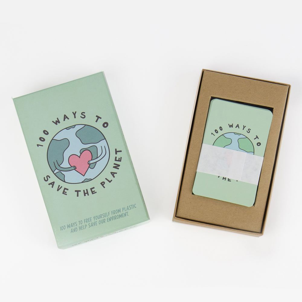 100pc Gift Republic Ways To Save The Planet Cards Set