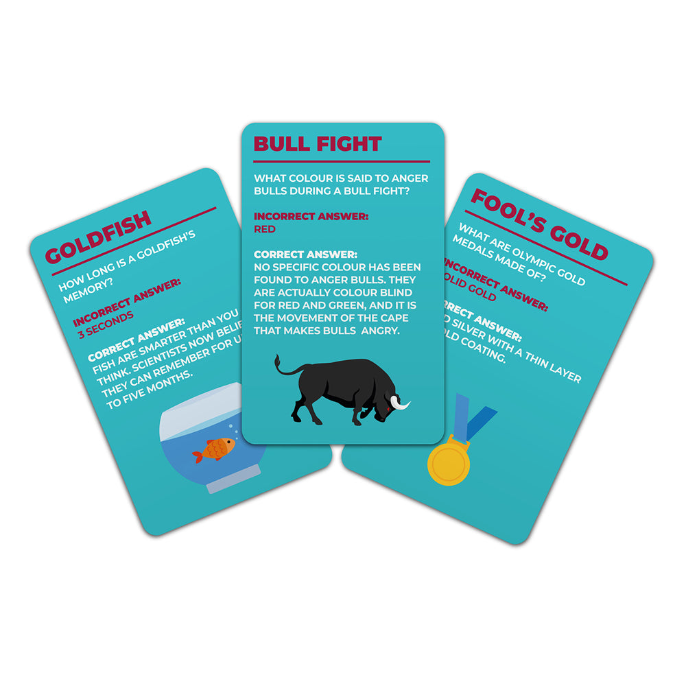 10ppc Gift Republic Things You Thought You Knew Cards Set