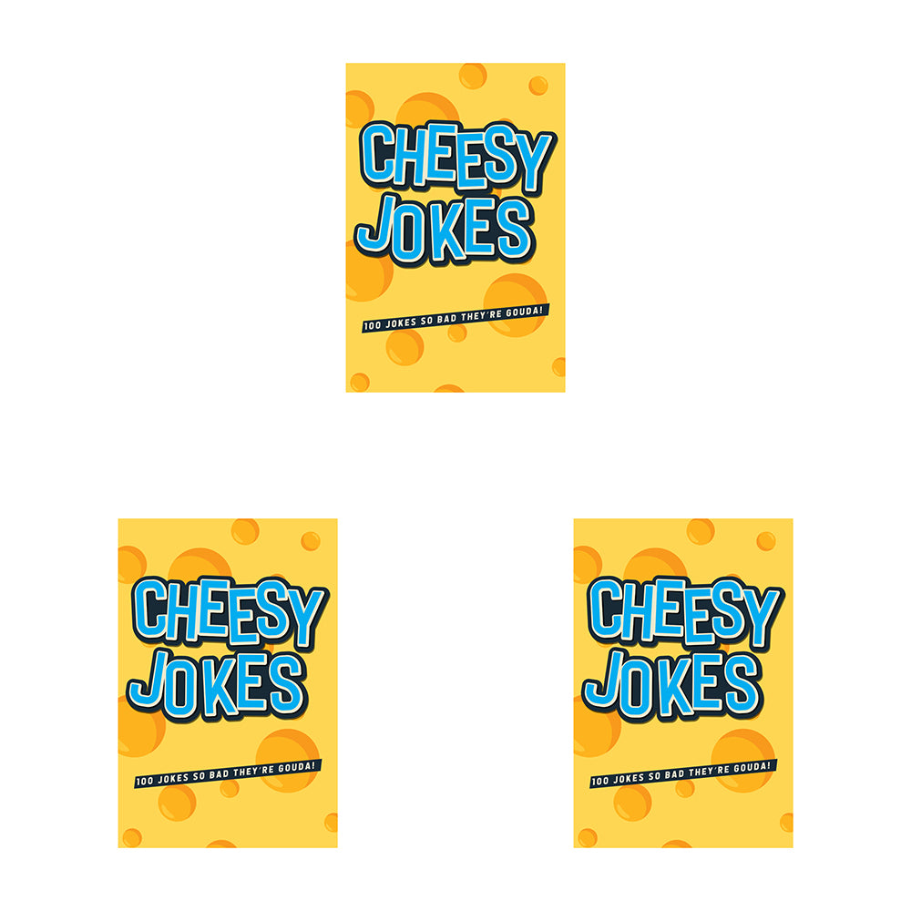 3PK Gift Republic 100-Cheesy Jokes Card Funny/Hilarious Game