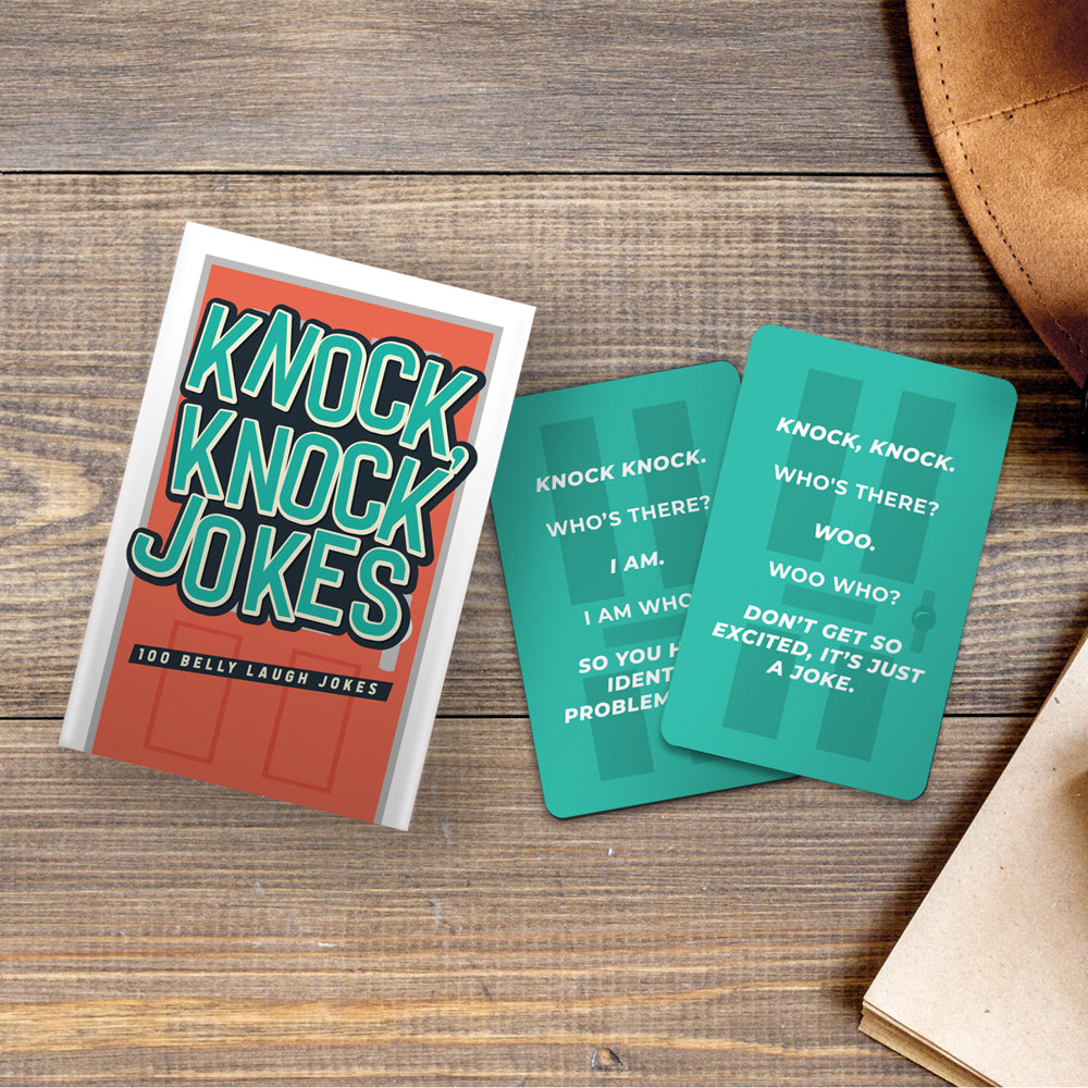 3PK Gift Republic 100-Knock Knock Jokes Card Funny/Hilarious Game