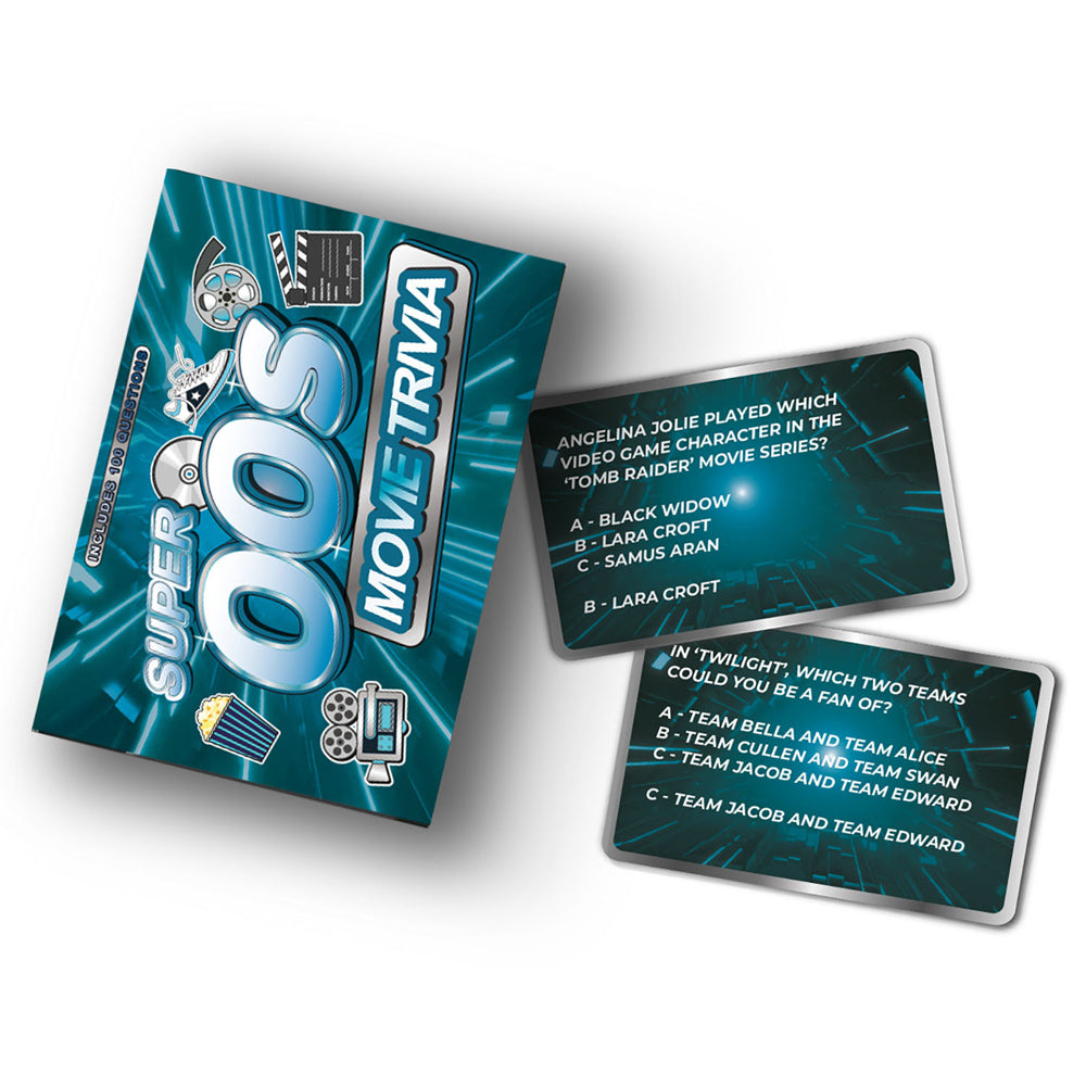 100pc Gift Republic Super 00s Movie Trivia Cards Question Set