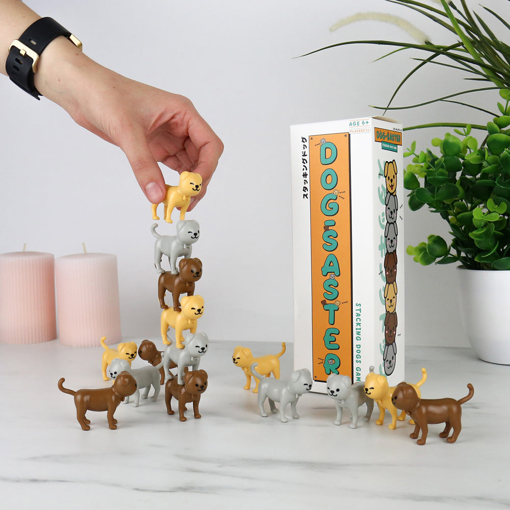 Gift Republic 21cm Dogsaster Stacking Dogs Game 6y+