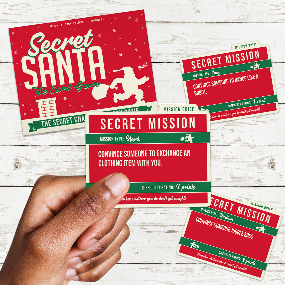 100pc Gift Republic Secret Santa The Card Game Set