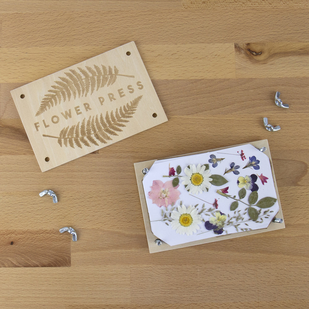 Gift Republic DIY Flower Press Kids/Teens Craft Kit 8y+