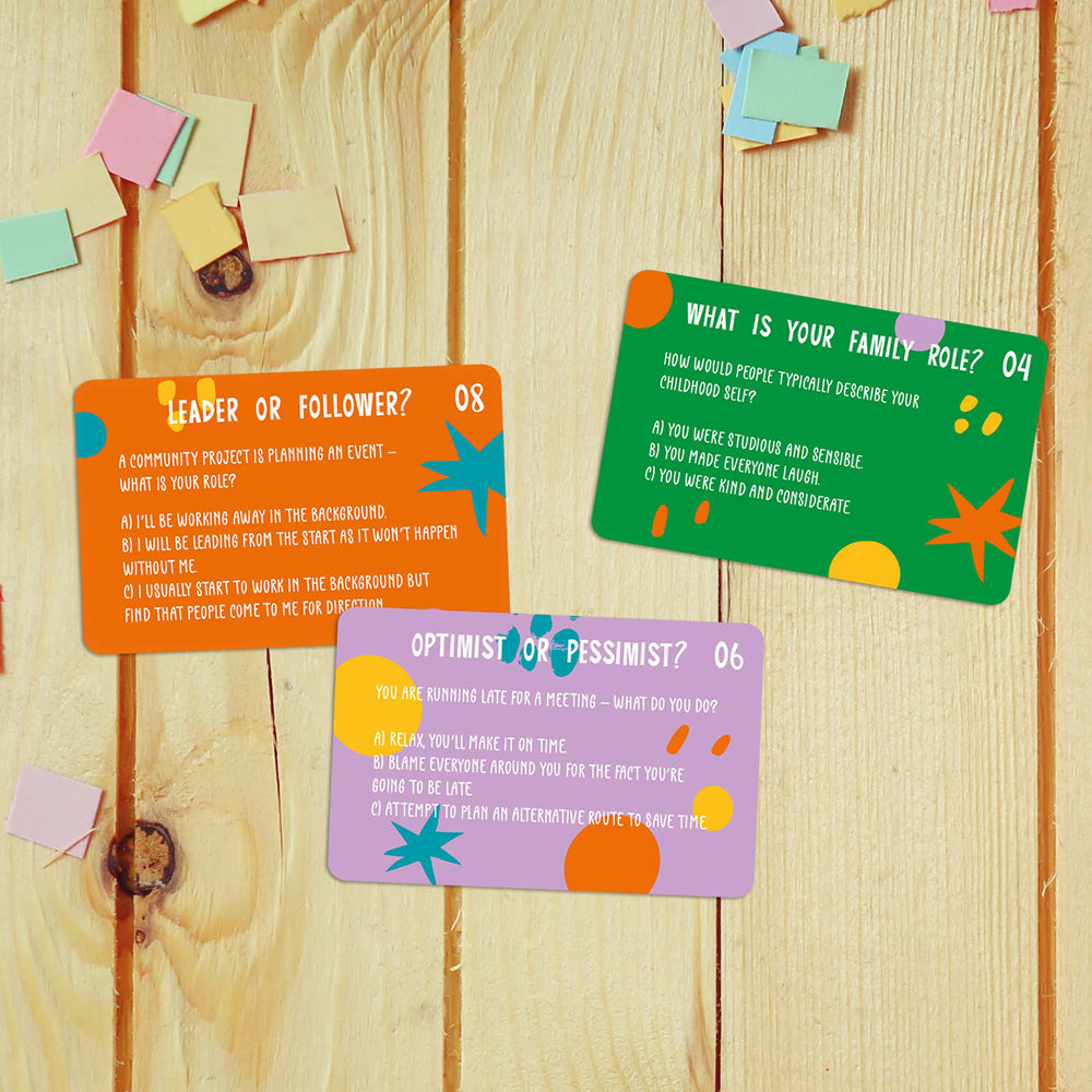 100pc Gift Republic Personality Test Cards Assessment Pack