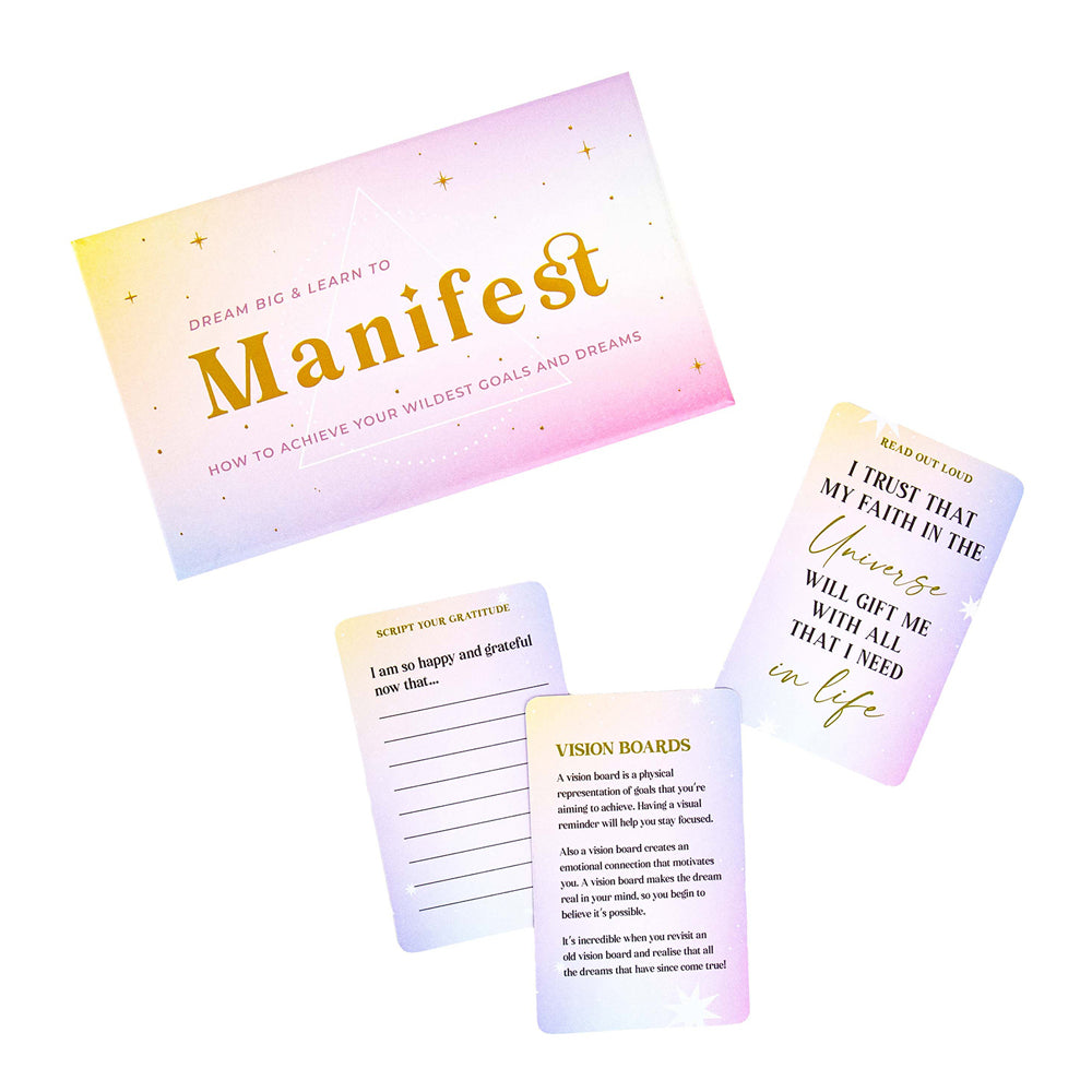 100pc Gift Republic Dream Big & Learn To Manifest Lifestyle Cards