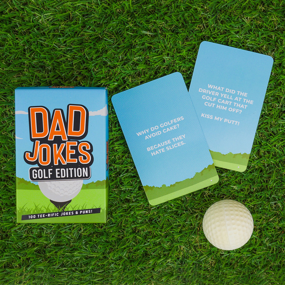 3PK Gift Republic 100-Dad Jokes Card Game Golf Edition