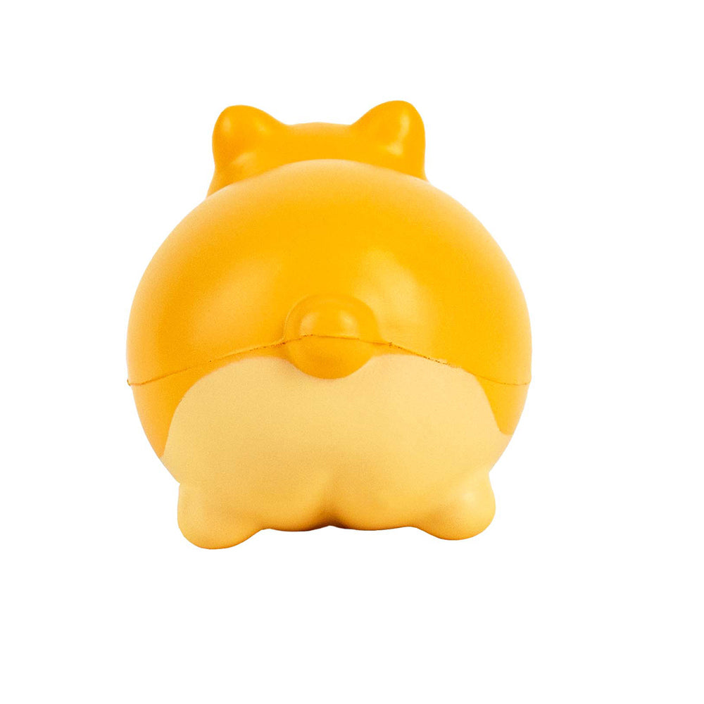 Gift Republic 7cm Chonky Boi Stress Toy Corgi Dog - Orange