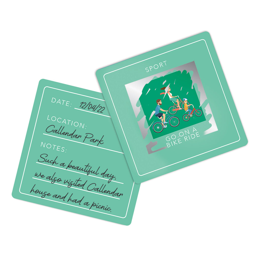 52pc Gift Republic Things To Do With Family Bucket List Scratch Cards