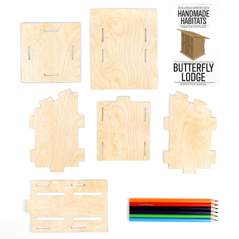 Gift Republic Handmade Habitats Butterfly Lodge Kit
