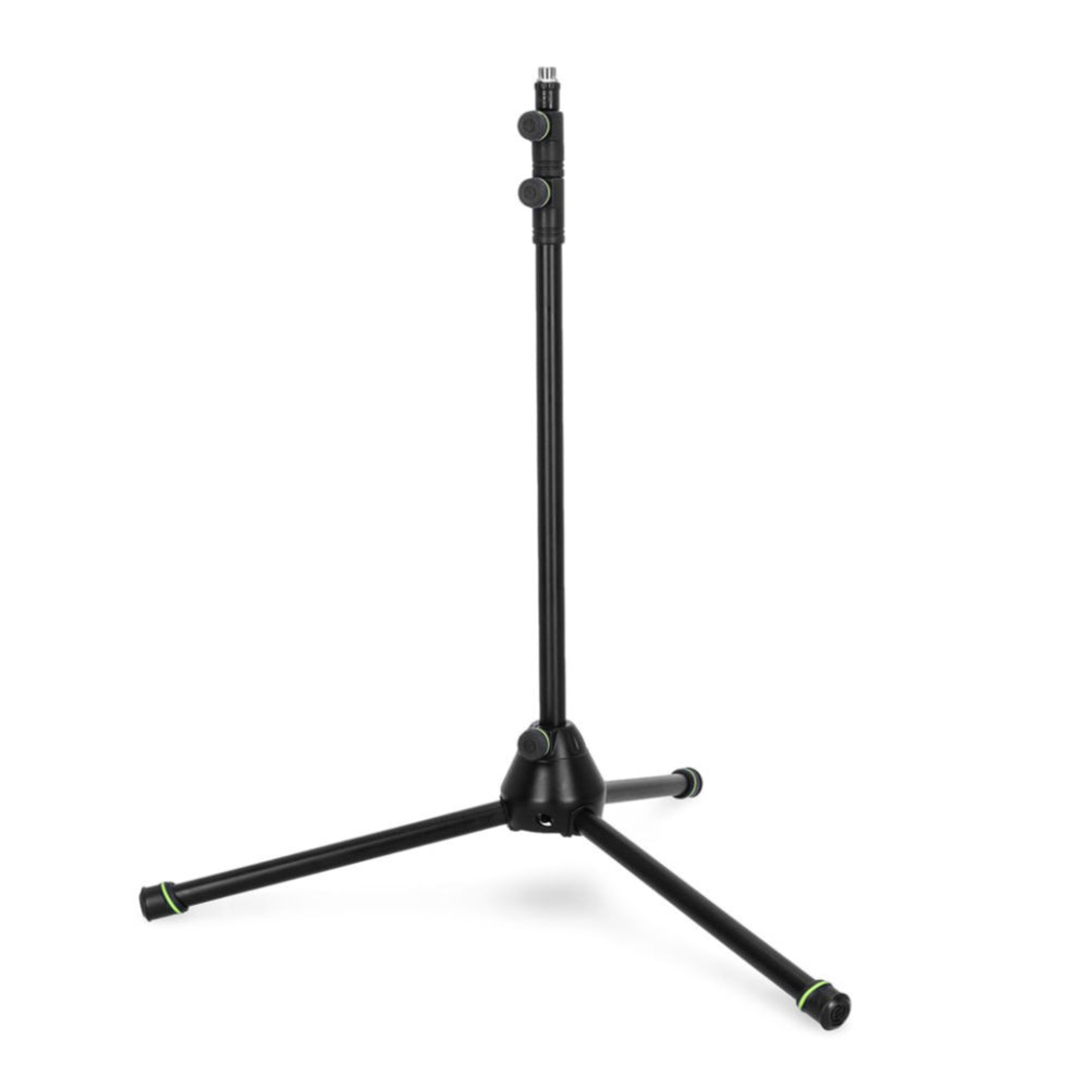 Gravity MS43DTB Compact Stand w/ Double Extension For Microphone - Black
