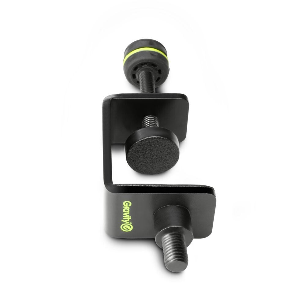 Gravity MSTM1B Table Steel Clamp Holder For Microphone - Black