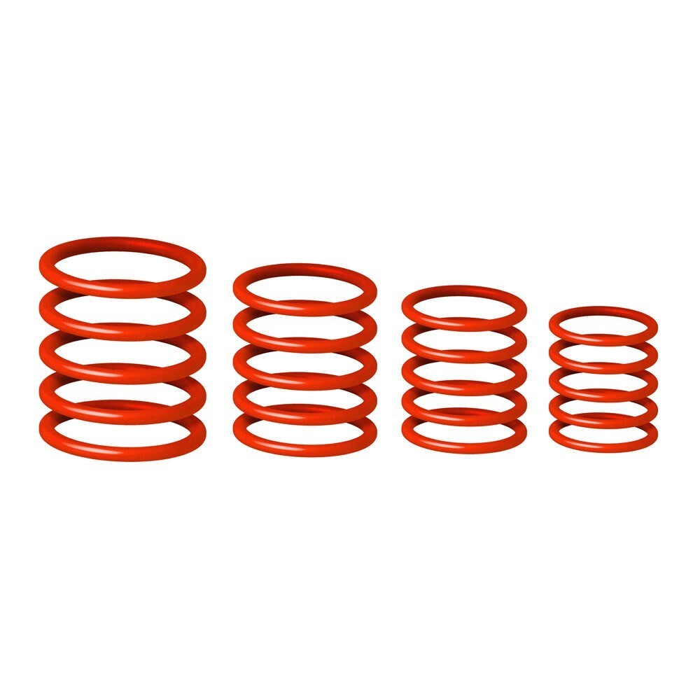 20pc Gravity RP5555RED1 Universal Ring Pack For Gravity Poles Lust Red