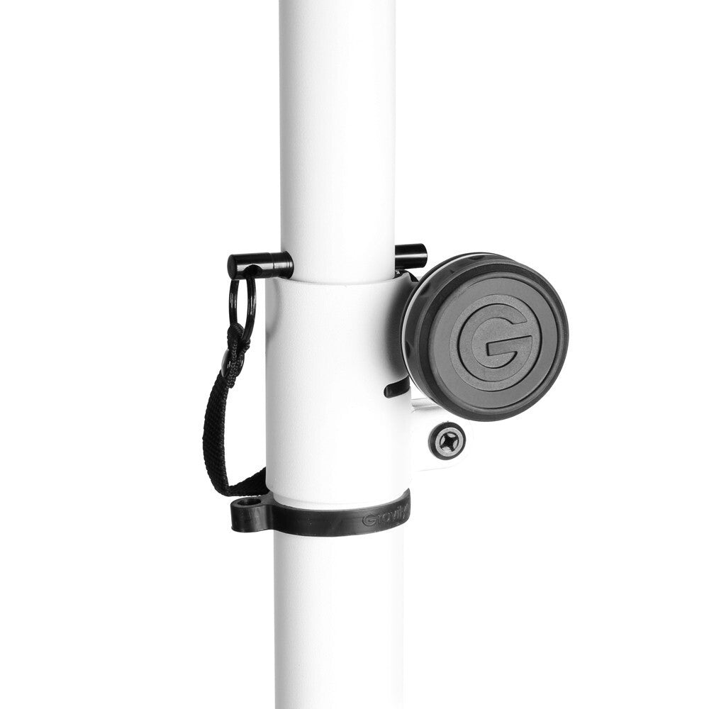 Gravity SP5211W Aluminium 195cm Stand For Speaker - White