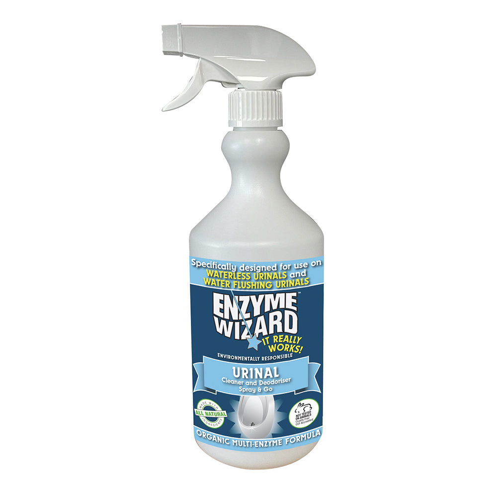 3PK Enzyme Wizard  Urinal Cleaner & Deodoriser - 750ml Spray Bottle