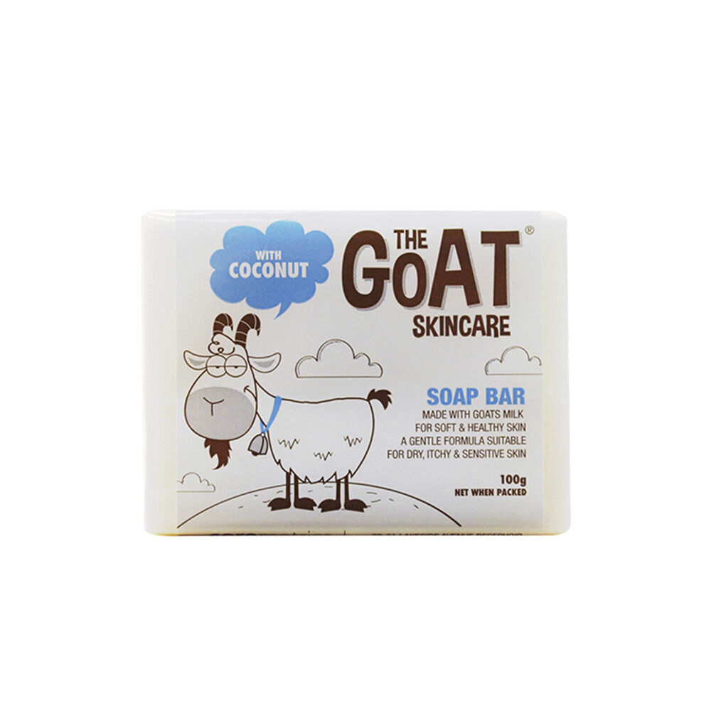 12PK The Goat Skincare Body Soap Bar w/ Coconut 100g For Sensitive Skin