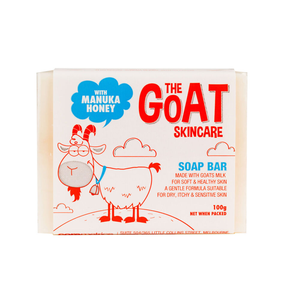 12PK The Goat Skincare Body Soap w/ Manuka Honey 100g For Sensitive Skin