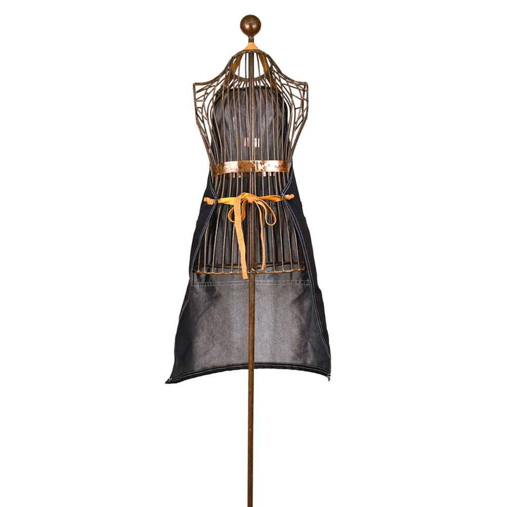 Esschert Design Denim Gardening Apron Garden Outdoor 97cm Blue