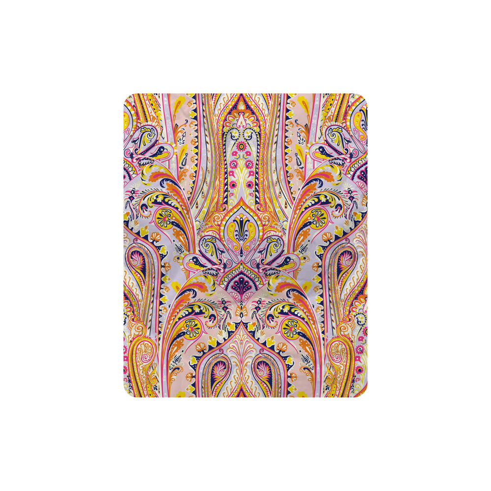 Good Vibes 200cm Fleece Picnic Blanket w/ Carry Strap - Nomad Paisley