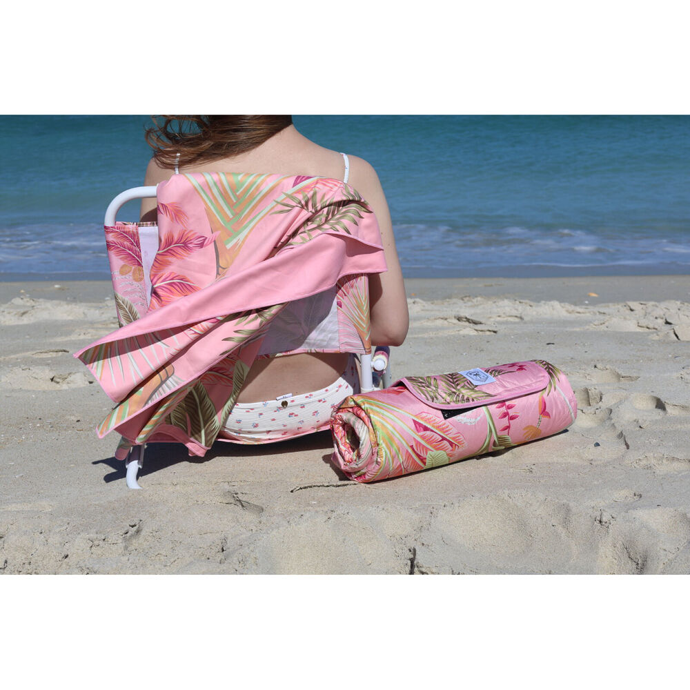 Good Vibes Large Premium Picnic Mat Tropicana W/ Carry Bag 200x200cm