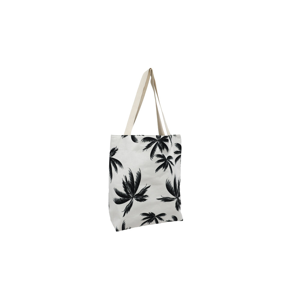 Good Vibes Beach Bag W Inner Pocket Zip Closure Havana 50x42x15cm