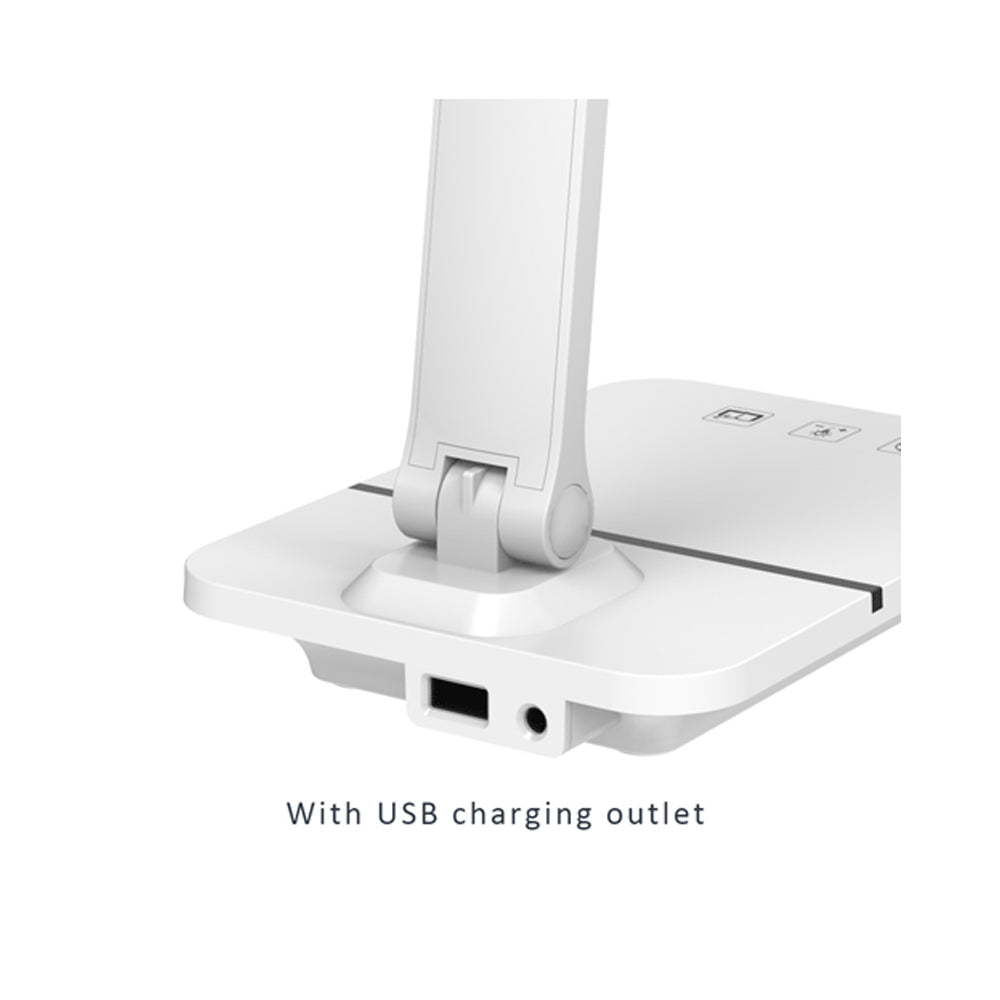 Sansai Smart LED Desk Lamp w/ USB Outlet 7W 450lm