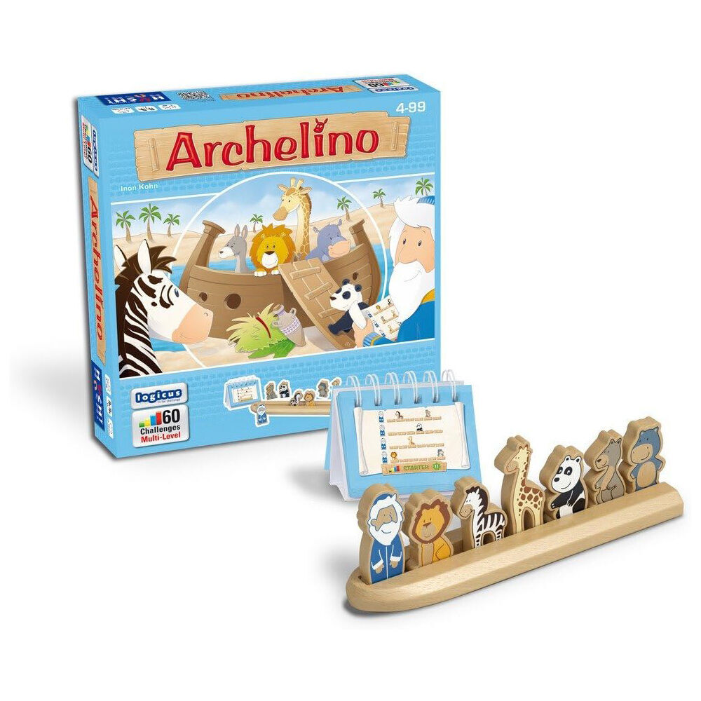 Huch! Archelino Noahs Ark Wooden Logic Travel Board Game Kids/Family 4y+