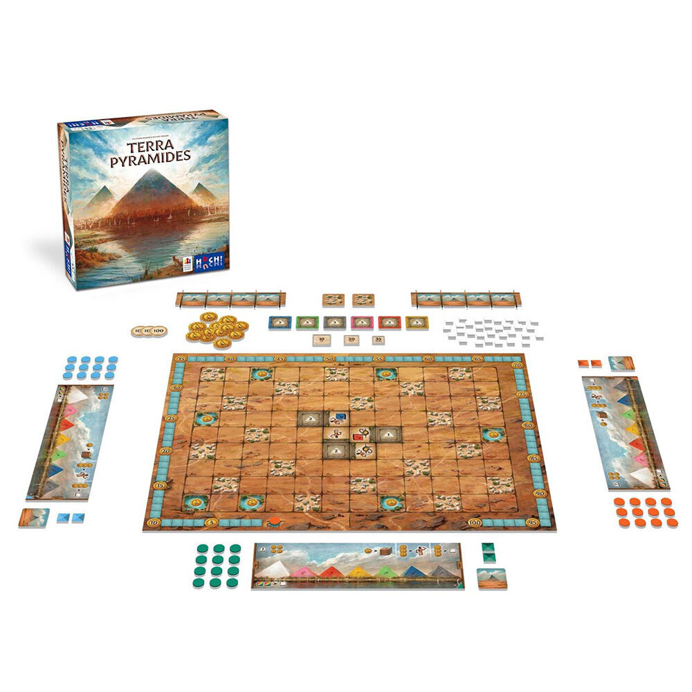 Huch! Terra Pyramides Tile Placement Strategy Game Kids Children 10y+