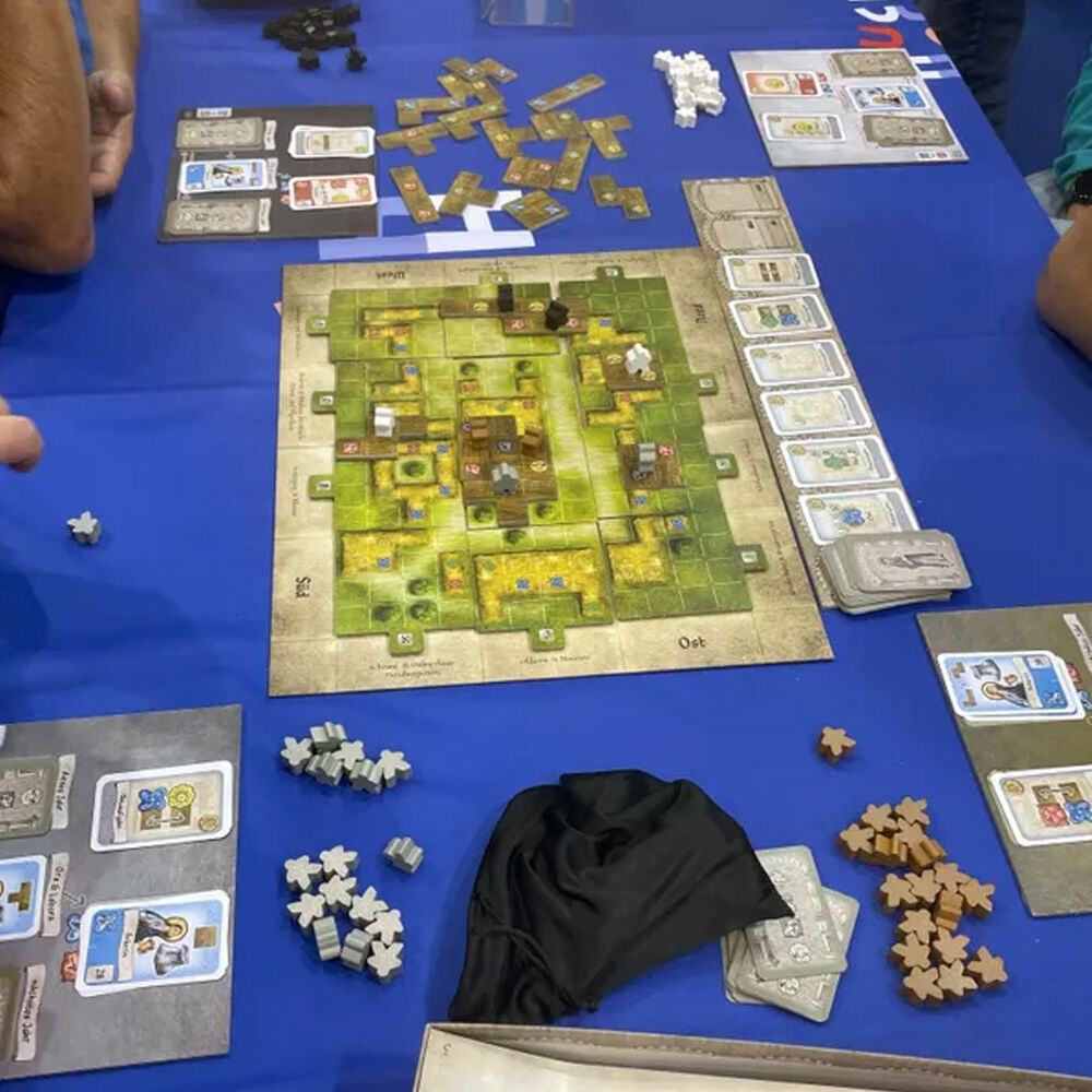 Huch! Campus Galli Tile-Laying Strategy Cooperative Board Game Kids 10y+