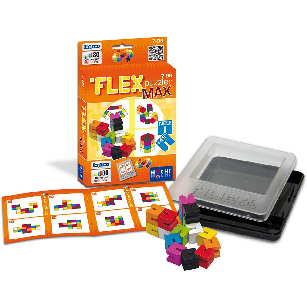 Huch! Flex Puzzler MAX Flexible Logic Puzzle Game Educational Toy Kids 7y+