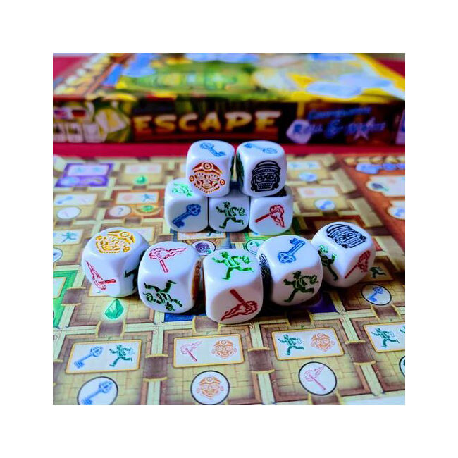 Huch! Escape Roll & Write Cooperative Map Exploration Dice Game Kids 8y+